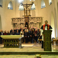 Andacht mit P. Leo Wiszniewsky SAC in der Marienkirche in Limburg