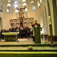 Andacht mit P. Leo Wiszniewsky SAC in der Marienkirche in Limburg