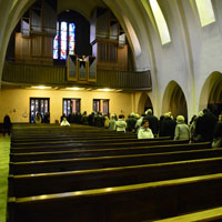 Andacht mit P. Leo Wiszniewsky SAC in der Marienkirche in Limburg