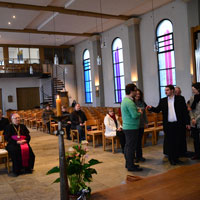 Pontifikalamt mit Bischof František Lobkowicz von Ostrava-Opava in der Pallottikirche in Vallendar