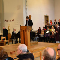 Pontifikalamt mit Bischof František Lobkowicz von Ostrava-Opava in der Pallottikirche in Vallendar