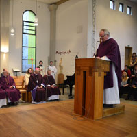 Pontifikalamt mit Bischof František Lobkowicz von Ostrava-Opava in der Pallottikirche in Vallendar