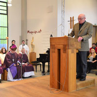 Pontifikalamt mit Bischof František Lobkowicz von Ostrava-Opava in der Pallottikirche in Vallendar