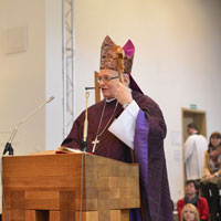 Pontifikalamt mit Bischof František Lobkowicz von Ostrava-Opava in der Pallottikirche in Vallendar