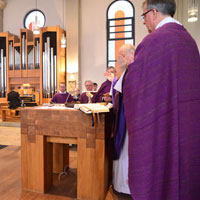 Pontifikalamt mit Bischof František Lobkowicz von Ostrava-Opava in der Pallottikirche in Vallendar