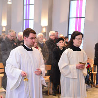 Pontifikalamt mit Bischof František Lobkowicz von Ostrava-Opava in der Pallottikirche in Vallendar