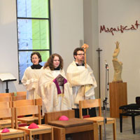 Pontifikalamt mit Bischof František Lobkowicz von Ostrava-Opava in der Pallottikirche in Vallendar